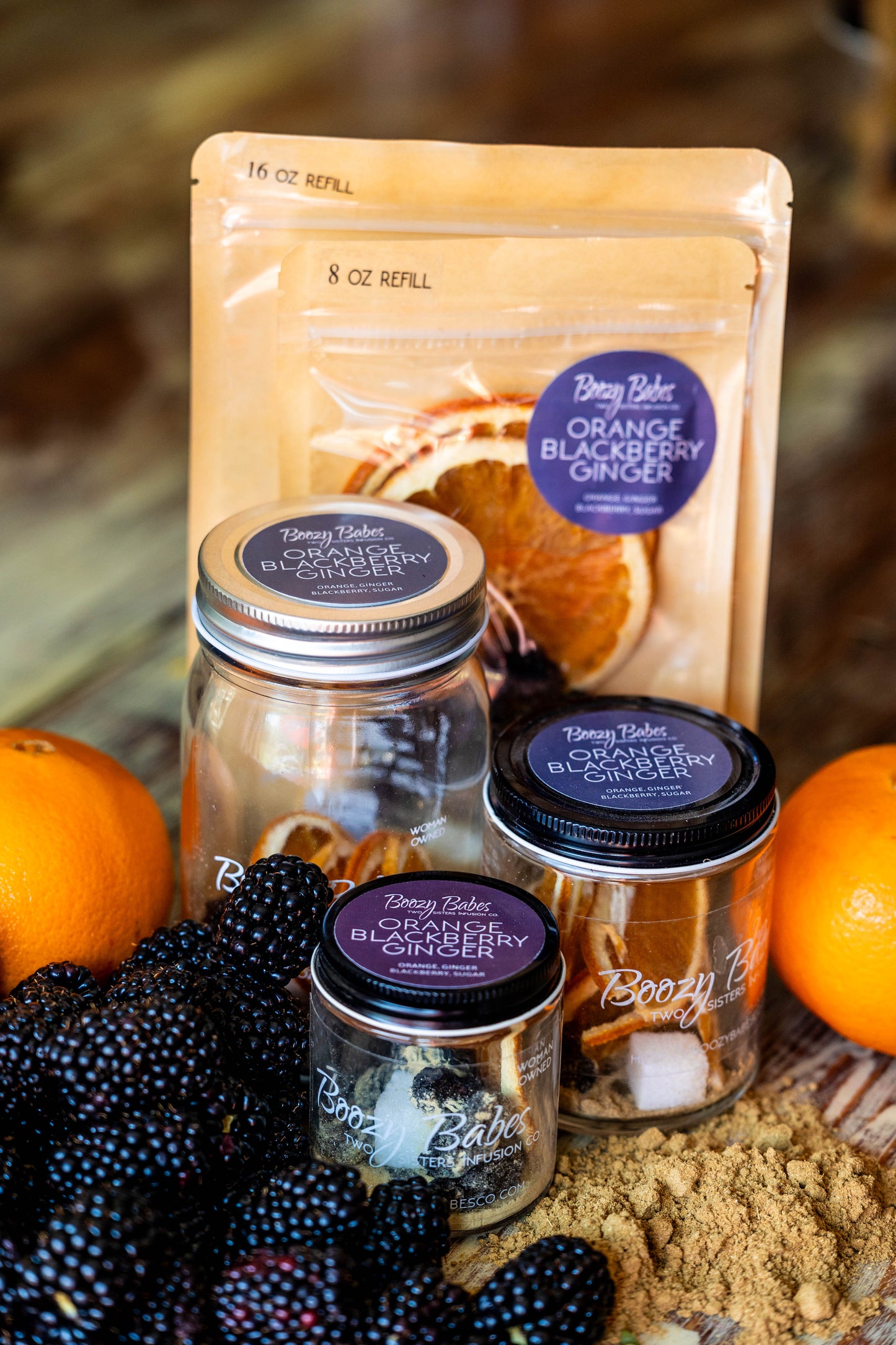 Orange, Blackberry, Ginger