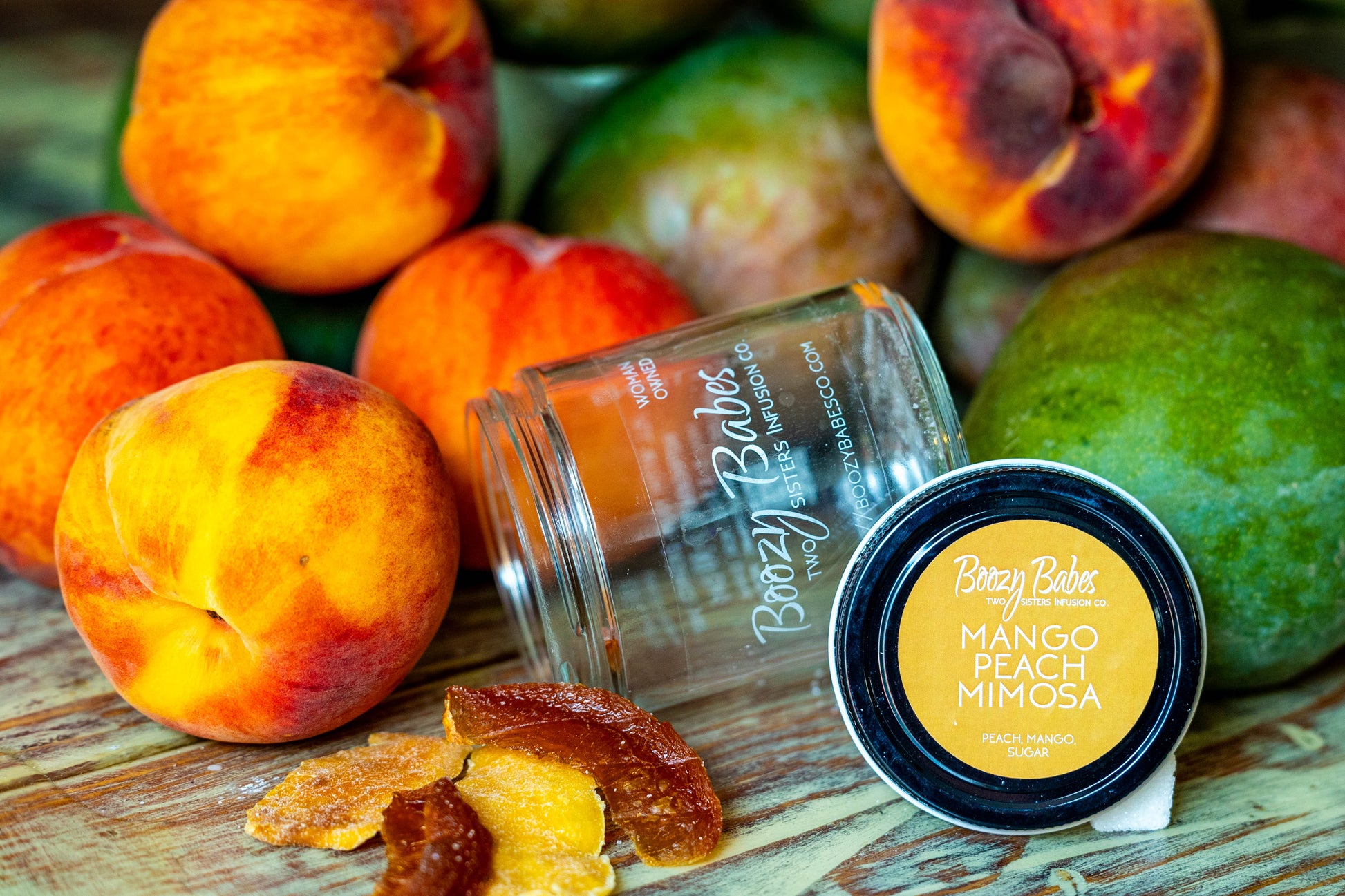 Mango Peach Mimosa – Boozy Babes - Two Sisters Infusion Company